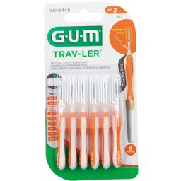 GUM® Trav-Ler® Interdentalbürsten 0,9 mm Orange
