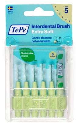 TePe Interdentalbürste x-soft 0,8 - 1,6 mm grün