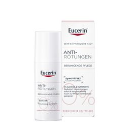 Eucerin AntiRötungen Beruhigende Pflege – für sehr empfindliche und gerötete Haut & zur Behandlung der Eigenschaften von sehr empfindlicher Haut
