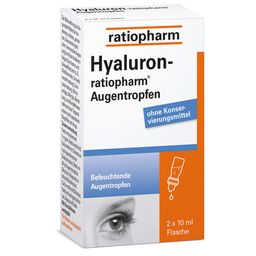 Hyaluron-ratiopharm® Augentropfen – effektive Hilfe bei trockenen und gereizten Augen
