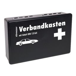 KFZ-Verbandkasten KU schwarz mit Füllung Standard DIN 13164