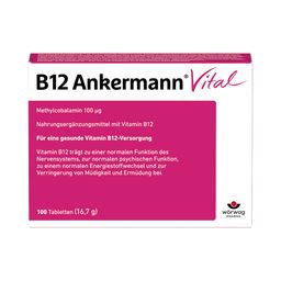 B12 Ankermann Vital vegane Vitamin B12 Tabletten zur Nahrungsergänzung