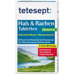tetesept® Hals & Rachen Tabletten Zuckerfrei