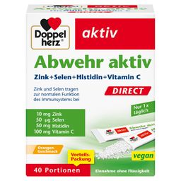 Doppelherz Abwehr aktiv DIRECT mit Zink + Selen + Histidin