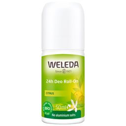 Weleda 24h Deo Roll-On Citrus - natürlich frisch und wirksam, 24h Schutz ohne Aluminiumsalze