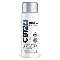 CB12 White Mundspülung: Mundwasser für weißere Zähne und frischen Atem, mit Zinkacetat & Chlorhexidin