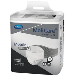 MoliCare Premium Mobile 10 Tropfen Gr. L, Einweg-Inkontinenzunterwäsche bei schwerster Inkontinenz, Bauchumfang von 115-145cm
