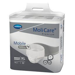 MoliCare Premium Mobile 10 Tropfen Gr. XL, Einweghose mit textilem Tragekomfort bei schwerster Harn- und/oder Stuhlinkontinenz