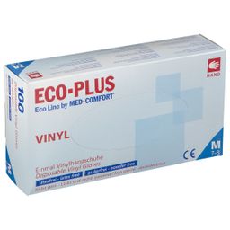 AMPri ECO-PLUS Vinyl-Untersuchungshandschuhe puderfrei 100 Stück Gr.M