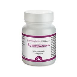 Dr. Jacob's Vitamin B12 Methylcobalamin 500 mcg hochdosiert Lutschtablette vegan