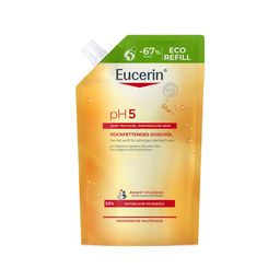 Eucerin pH5 Duschöl – Rückfettende Reinigung für trockene, strapazierte Haut mit natürlichen Pflegeölen