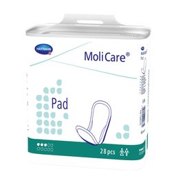 Molicare Pad 3 Tropfen zuverlässige Einlagen für Schutz bei mittlerer Blasenschwäche, geeignet für Frauen und Männer