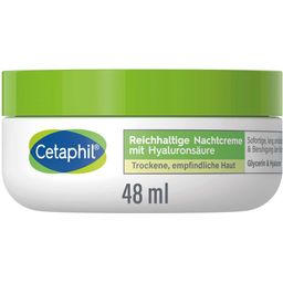 CETAPHIL Reichhaltige Nachtcreme mit Hyaluronsäure für trockene Gesichtshaut