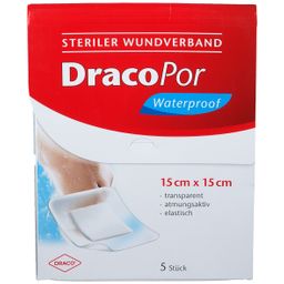 Dracopor Waterproof 15 cm x 15 cm steril