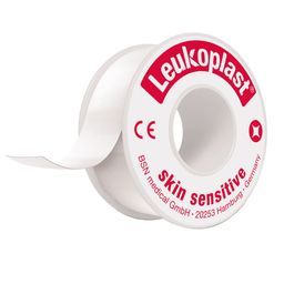 Leukoplast® skin sensitive 1,25 cm x 2,6 m mit Schutzring