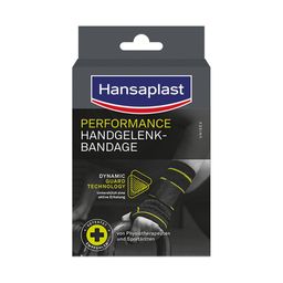 Hansaplast Performance Handgelenkbandage L/XL | Schützende Sportbandage | Handgelenkschoner