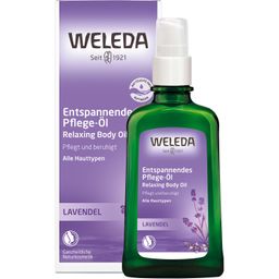 Weleda Körperöl Lavendel Pflege-Öl pflegt, entspannt & beruhigt mit echtem ätherischem Lavendelöl