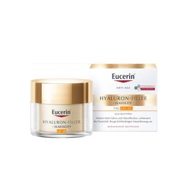 Eucerin HYALURON-FILLER + ELASTICITY Tagespflege LSF 30 – Gesichtscreme zur Minderung tiefer Falten – Anti-Aging Creme gegen Altersflecken