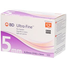 BD Ultra-Fine™ Pen-Nadeln 5 mm (0,25 mm / 31G)
