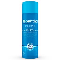 Bepanthol® DERMA Mildes Gesichtswaschgel, mildes Gesichtswaschgel für empfindliche und trockene Haut, dermatologisch getesteter Feuchtigkeitsspender mit Dexpanthenol