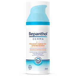 Bepanthol® DERMA Feuchtigkeitsspendende Gesichtscreme mit LSF 25, Gesichtspflege für empfindliche und trockene Haut, dermatologisch getestete Feuchtigkeitscreme mit Dexpanthenol