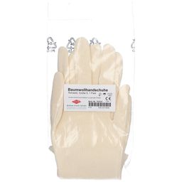 FRANK® Zwirnhandschuhe aus Baumwoll-Trikot rohweiß Gr. S