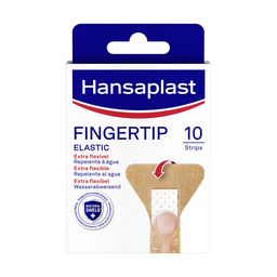 Hansaplast Fingerstrips Pflaster | Fingerpflaster | Besonders flexibler Wundschutz | Wasserabweisendes Pflaster | Schützt vor 99 % der Bakterien | 10 Stück