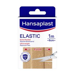 Hansaplast Elastic Pflaster| Flexibler Wundschutz| Elastische Pflaster | Zuschneidbar | 10 Stück