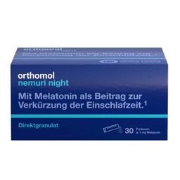 Orthomol Nemuri night - zur Verkürzung der Einschlafzeit - mit Melatonin - Direktgranulat