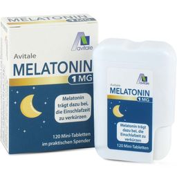 Avitale MELATONIN 1 mg Mini-Tabletten im Spender