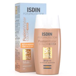Fotoprotector ISDIN Fusion Water Color Medium LSF 50 ultraleichter getönter Sonnenschutz für leicht gebräunte Haut
