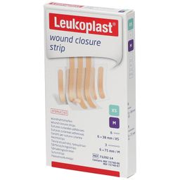 Leukoplast wound closure strip