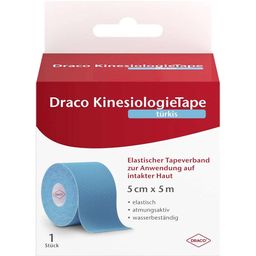 Draco KinesiologieTape 5 cm x 5 m Türkis