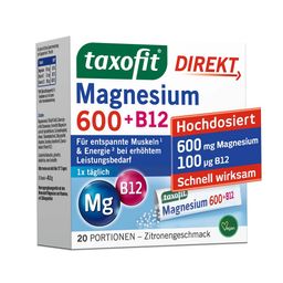 taxofit® Direkt Magnesium 600 + B12
