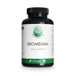 GREEN NATURALS Bromelain 500 mg vegan