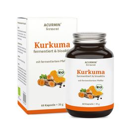 Acurmin® ferment BIO Kurkuma Pulver Kapseln fermentiert