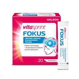 Vitasprint Fokus Direktsticks – Vitamin B5 für mentale Leistungsfähigkeit