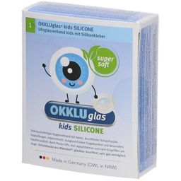 OKKLUGLAS® kids SILICONE Uhrglasverband mit Silikonkleber