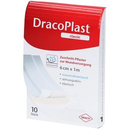DracoPlast® Classic Pflaster 6 cm x 1 m weiß – zuschneidbar