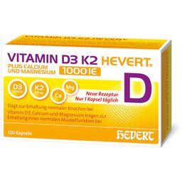 Hevert Vitamin D3 K2 plus Calcium & Magnesium 1000 IE