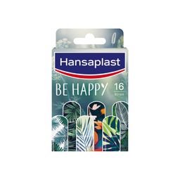 Hansaplast Be Happy Pflaster | Wundpflaster | Wasserabweisend | Hautfreundlich | Schmerzfrei zu entfernen | Pflaster mit bunten Motiven | 16 Stück