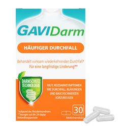 GAVIDarm Häufiger Durchfall Kapseln bei wiederkehrenden Darmbeschwerden