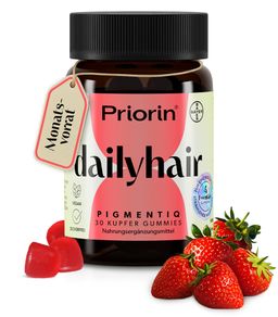 Priorin® dailyhair PIGMENTIQ: Gummies, die die Haarfarbe strahlen lassen