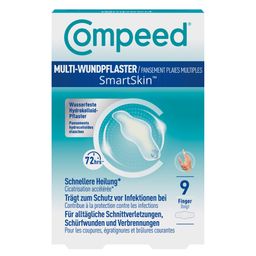 COMPEED® Multi-Wundpflaster SmartSkin™ - 9x Wundschutzlpflaster für die Finger, Wundheilpflaster