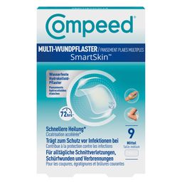 COMPEED® Multi-Wundpflaster SmartSkin™ - 9x mittelgroße Wundschutzpflaster, Wundheilpflaster