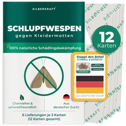 SILBERKRAFT Schlupfwespen gegen Kleidermotten