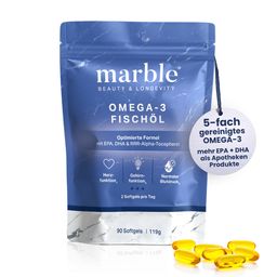 marble® Omega-3 Fischöl 2000 mg 90 Softgels