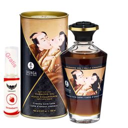 Shunga - Massageöl mit Aroma Creamy Latte