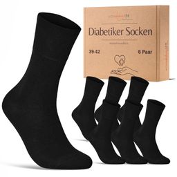 Diabetiker Socken mit Komfortbund und ohne Naht aus 97% Baumwolle für Damen und Herren