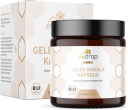 bedrop Bio Gelée Royale Kapseln | 1 Kapsel = 980 mg pures Bio Gelée Royale